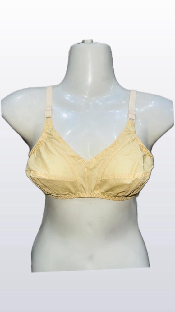 Cozy Cotton Non -Padded Bras - Pack Of 3 - Printed Beige Comfort