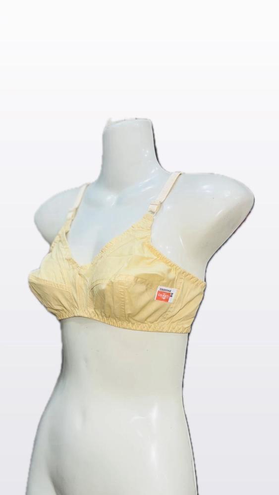 Cozy Cotton Non -Padded Bras - Pack Of 3 - Printed Beige Comfort