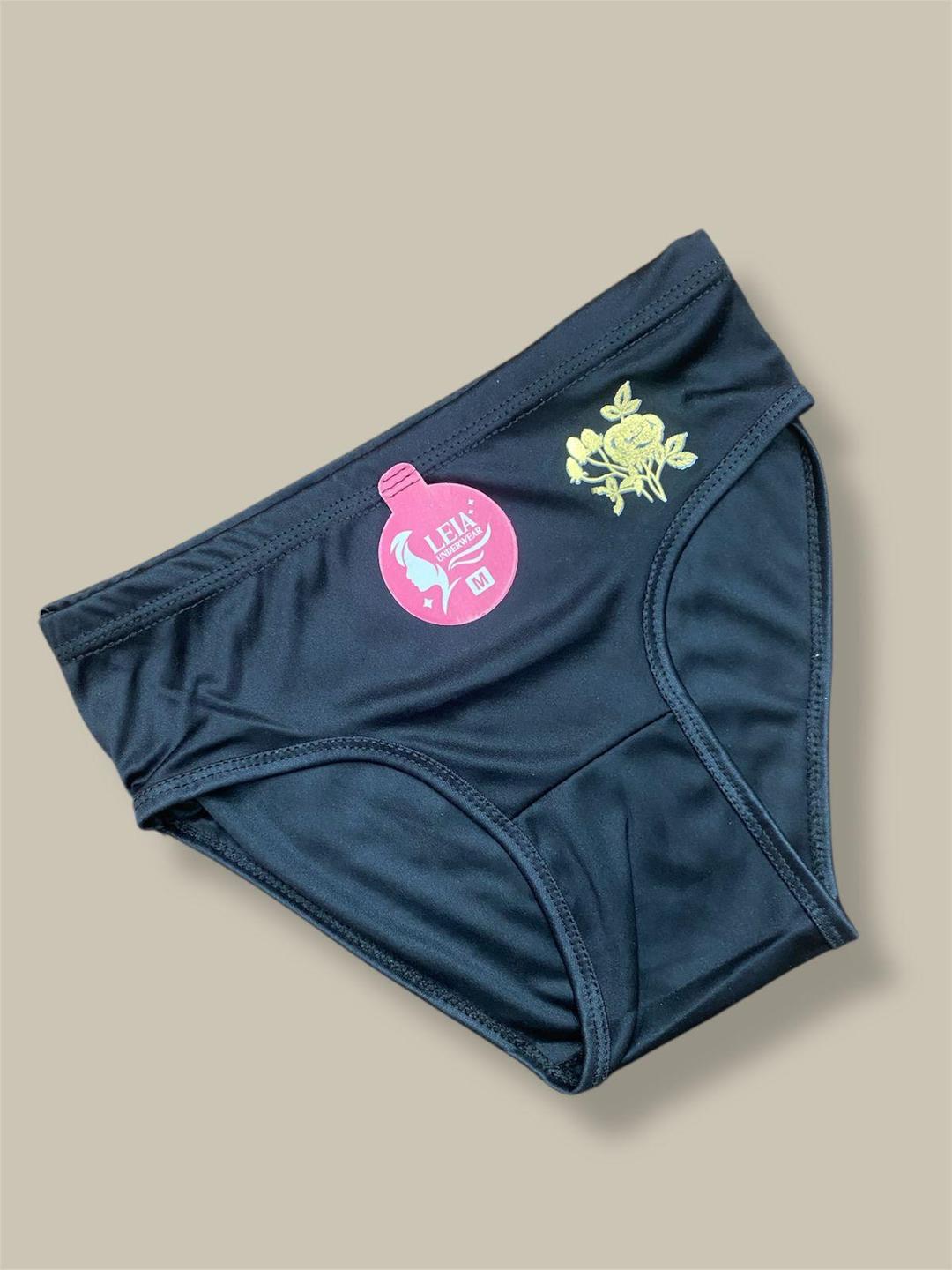 Cotton Embroidered Light Weight Embroidered Panties - Pack Of 2