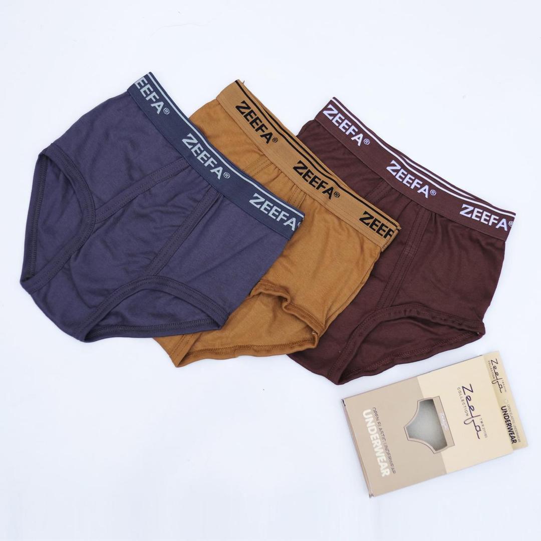 Comfortable Cotton Brief 3 PC Multicolor Pack For Men