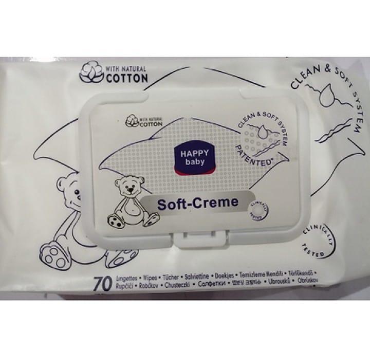 Soft Cream Baby Wet Wipes Pack Of 10