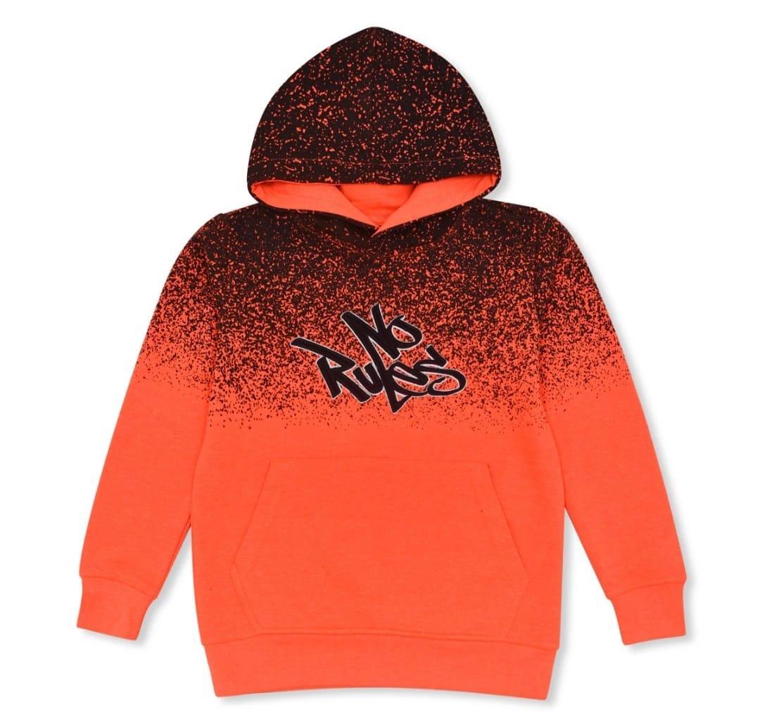 Stylish Embroidered Fleece Hoodie For Boys Age 8-15