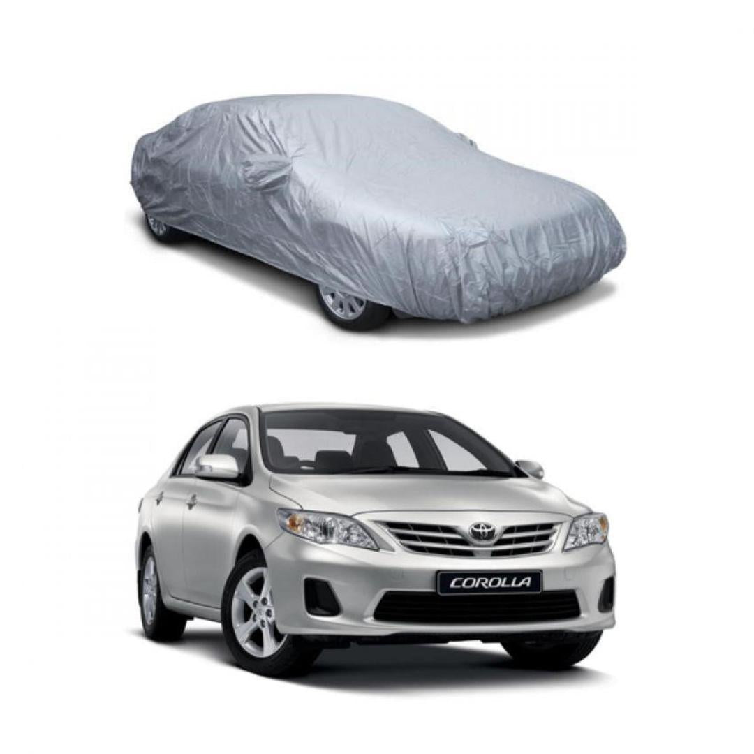 Premium Silver Car Cover Easy Installation 1 Pc Weather resistant Protection