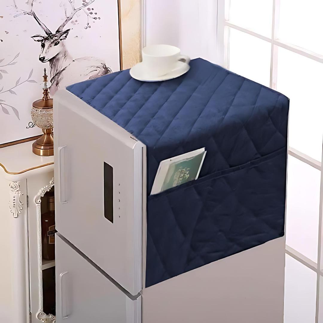 1 Pc Microfiber Quilted Fridge Liner Mat