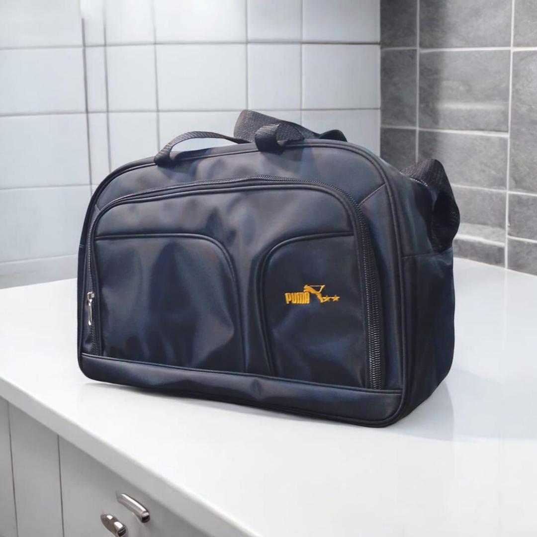 1 Pc Traveling Hand Carry Duffle Bag Black Nylon