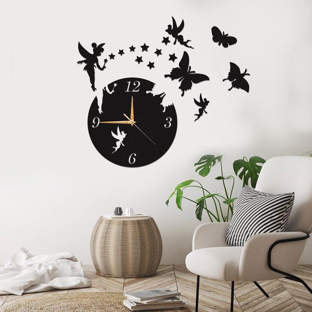 Charming Fairy Design Analogue Wall Clock