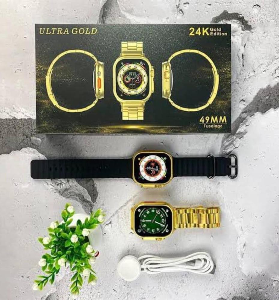 24k Gold Edition Smart Watch pack of 10